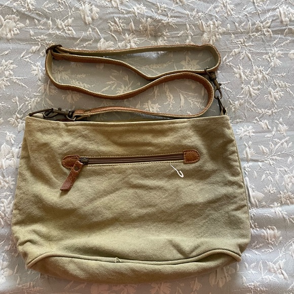 NWOT Myra Bag Tan and Brown calf hide Shoulder Bag purse - Picture 2 of 4